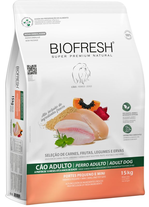 Ración Biofresh Perro Adultos Razas Pequeñas - Bolsa 10 kg