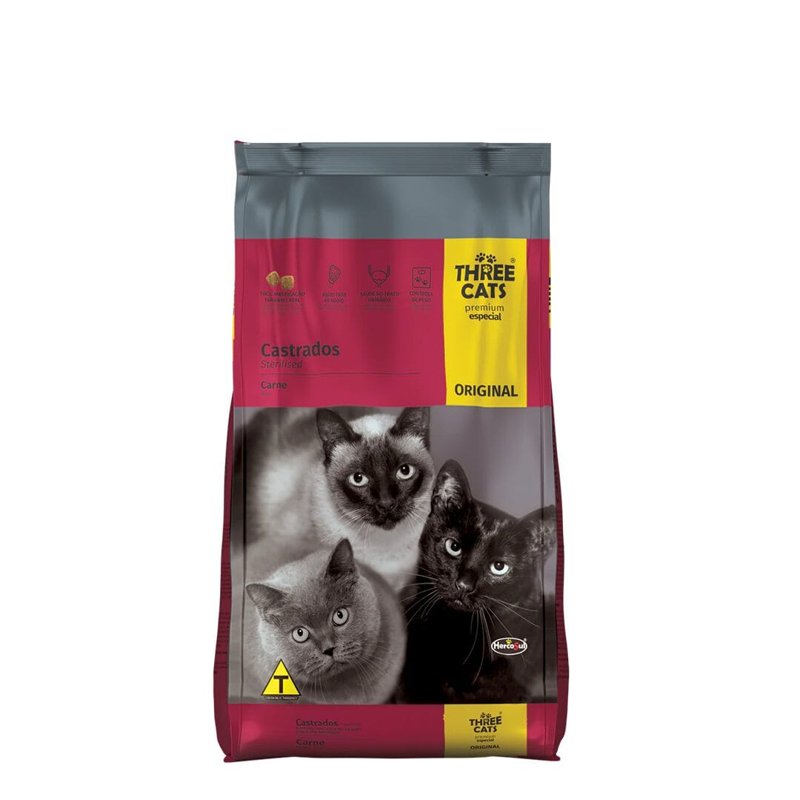 Ración Threecat Familia Original Gato - Bolsa 10 kg