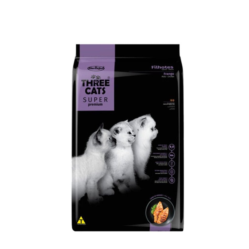 Ración Threecat Super Premium Gato Filhotes Pollo - Bolsa 10 kg
